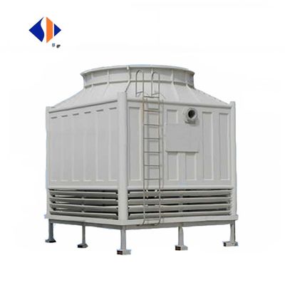 FRP 산업 광장 카운터 흐름 물 냉각 타워 10-1000m3/h 작동하기 쉽습니다
