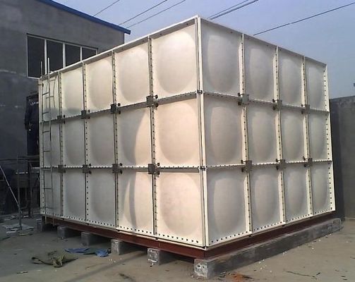 판매 SMC FRP GRP 부분 소방 물 탱크 유리한 무게 1500 kg