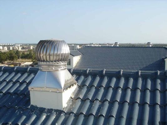 200mm 300mm 풍력 지붕 터보 환기 음식 음료에 이상적입니다 전력 배기가스 없습니다