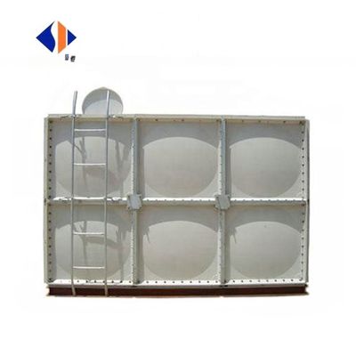수평 ISO 5000L/시간을 집어넣는 모듈형 구형 구간형 GRP 물탱크 1*1m