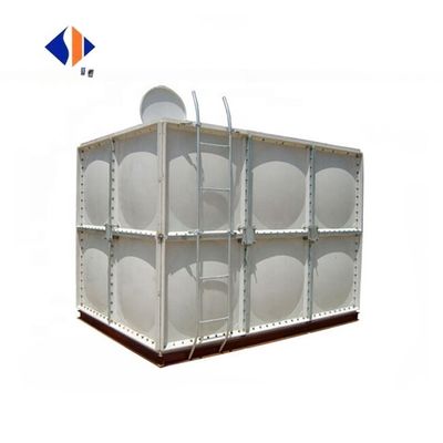 수평 ISO 5000L/시간을 집어넣는 모듈형 구형 구간형 GRP 물탱크 1*1m