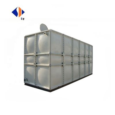 수평 ISO 5000L/시간을 집어넣는 모듈형 구형 구간형 GRP 물탱크 1*1m