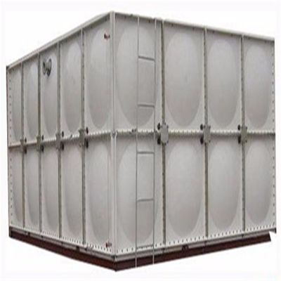 수평 ISO 5000L/시간을 집어넣는 모듈형 구형 구간형 GRP 물탱크 1*1m
