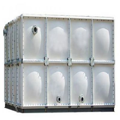 높은 용량 SMC/FRP/GRP 물 저장 탱크 Frp 섹션 탱크 직사각형 물 탱크 PLC