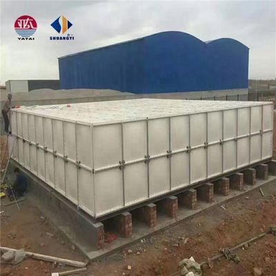 7500L/Hour FRP GRP 400m3 온도 민감한 애플리케이션을 위한 단열 물 탱크