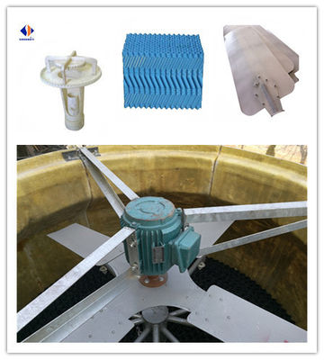1.1kw-55kw 전압 380V 낮은 소음으로 물 냉각 타워 내구성 건설