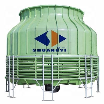 2820mm x 2900mm FRP 껍질 소음 낮고 부패 방지 둥근 카운터 흐름 냉각 타워