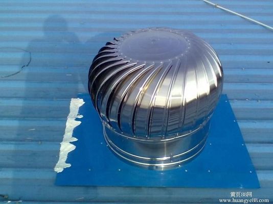 비 전력 팬 지붕 장착 200mm 바람에 구동 된 환기 팬 높은 클릭 Shuangyi